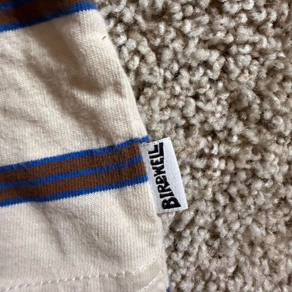 Birdwell Beach Britches Striped Pocket T-Shirt XXL Surf Skate Casual Tee - Picture 3 of 5